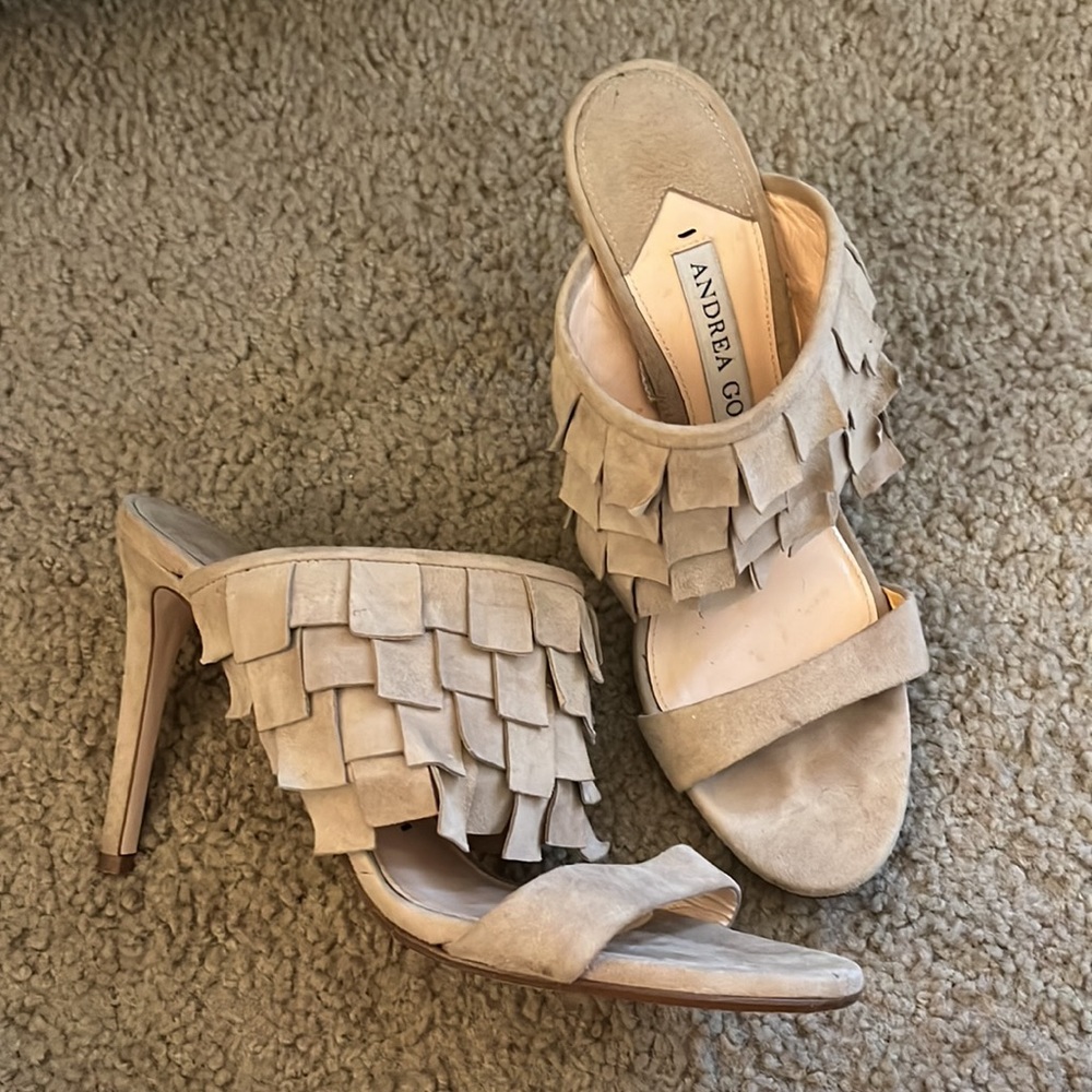 Italian Suede Andrea Gomez Heel